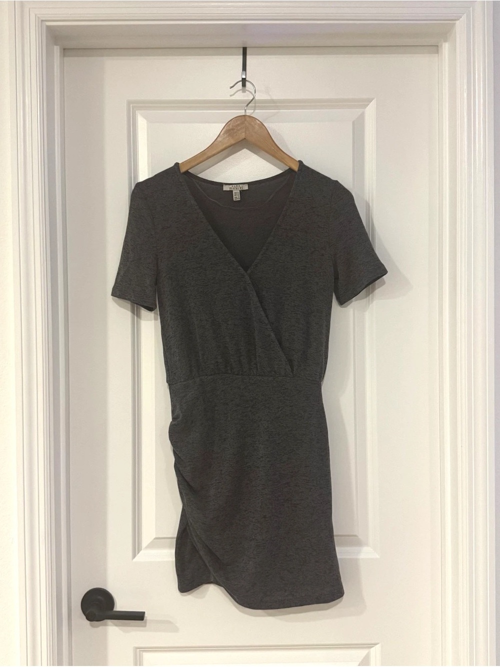 Zara Trafaluc Sweater Knit Wrap Mini Dress